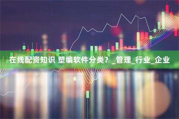 在线配资知识 塑编软件分类？_管理_行业_企业